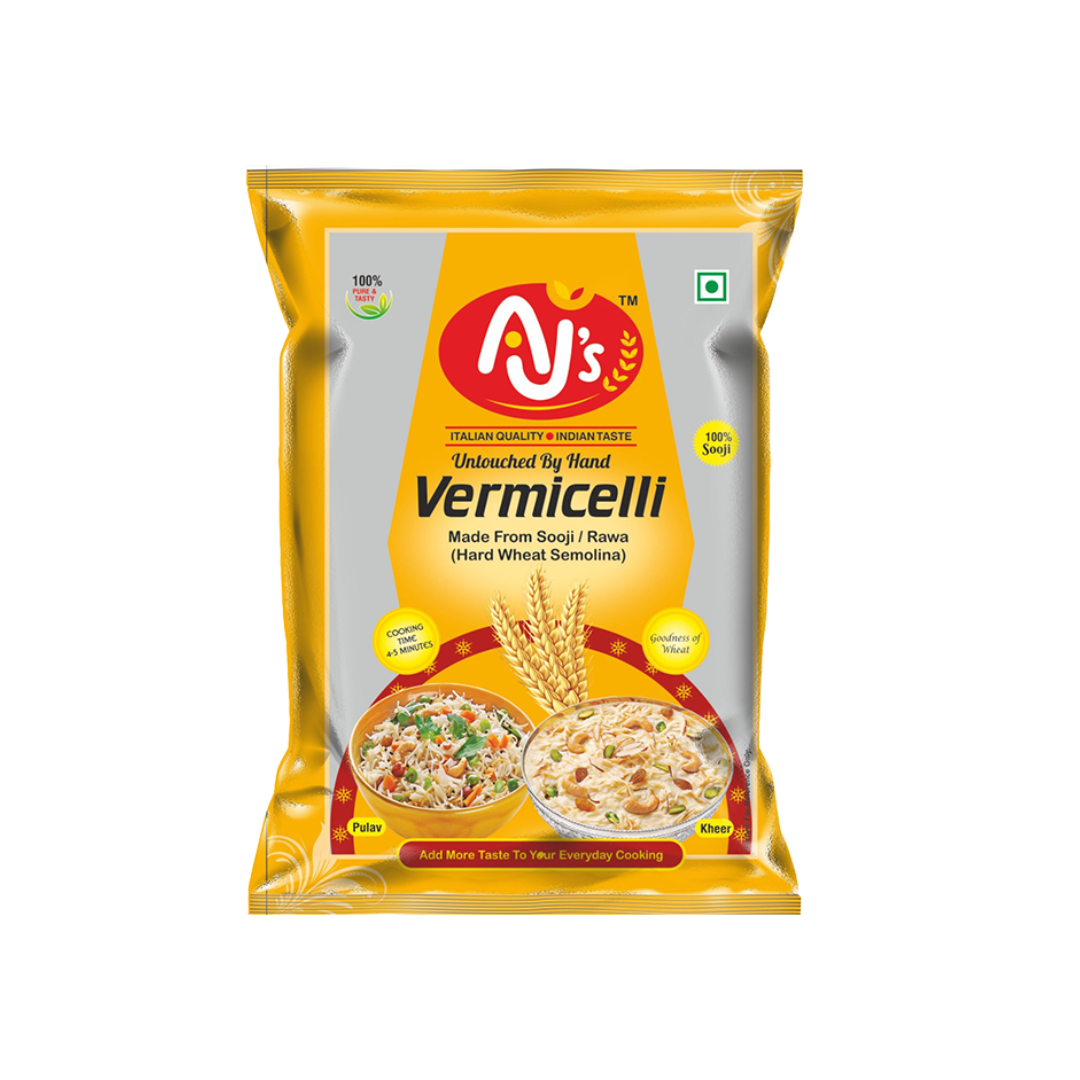 Short Vermicelli -100% Wheat Semolina/Rawa | Zero Cholesterol | No Trans Fats | Healthy (Copy)