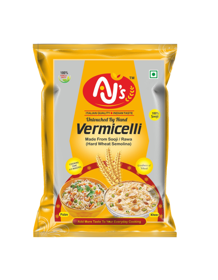 Short Vermicelli -100% Wheat Semolina/Rawa | Zero Cholesterol | No Trans Fats | Healthy (Copy)