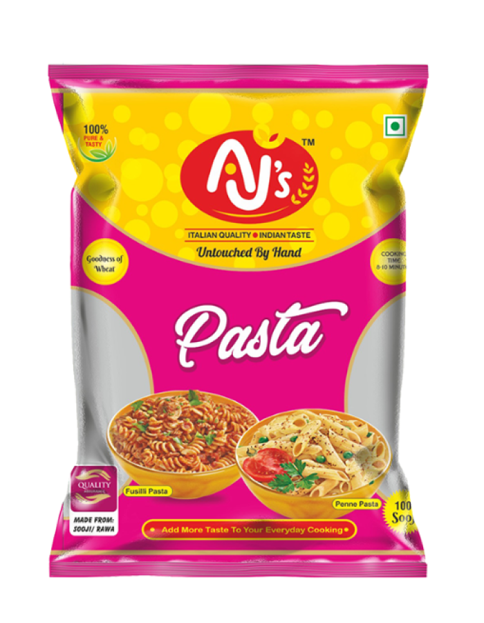 Fusilli Pasta -100% Wheat Semolina/Rawa | Vegetarian | Zero Cholesterol | No Trans Fats | Healthy
